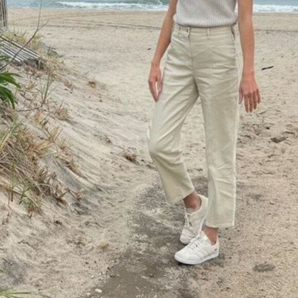 Aritzia Archer Pants High Rise Workwear Cargo Trouser Jeans Full Length Western - Picture 1 of 14